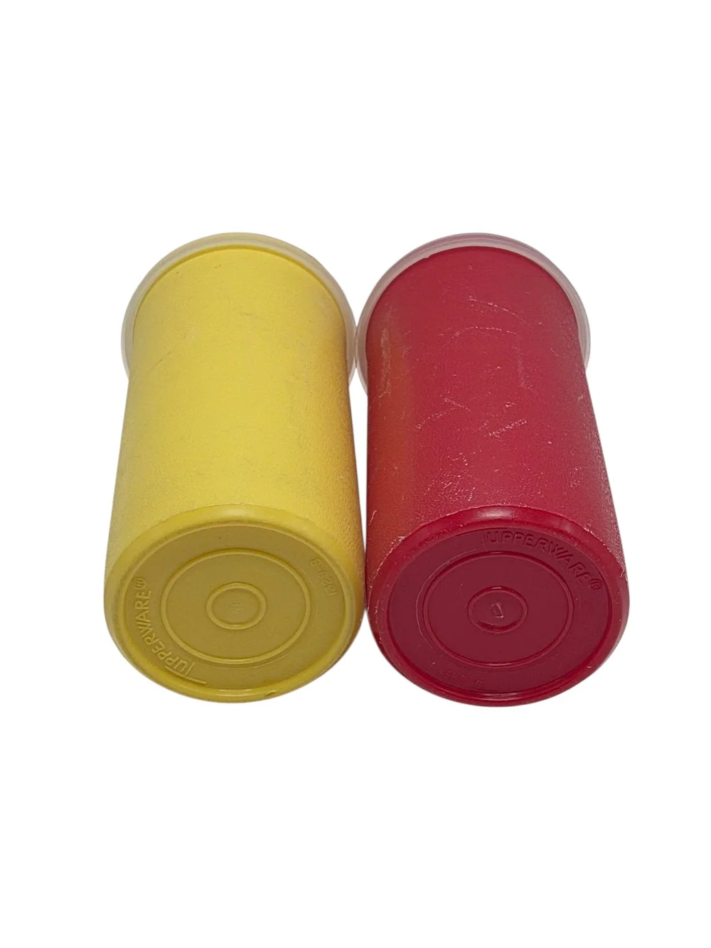 Vintage Tupperware Ketchup and Mustard Pump Dispenser 1329 w/ Lid & Pumps